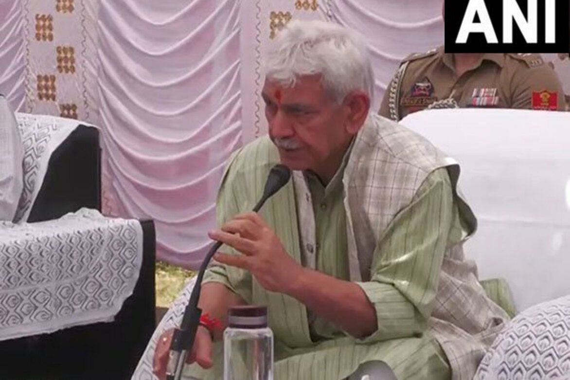 LG Manoj Sinha visits Poonch shelling victims, promises jobs, bunkers, and rehabilitation support