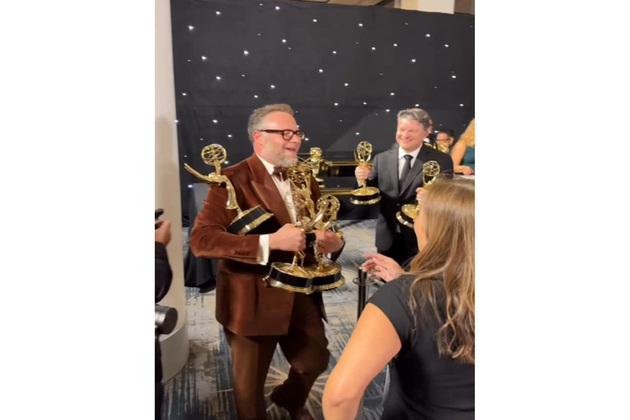 'The Studio' makes Emmy history with 13 wins, Seth Rogen ties record for most wins in one night