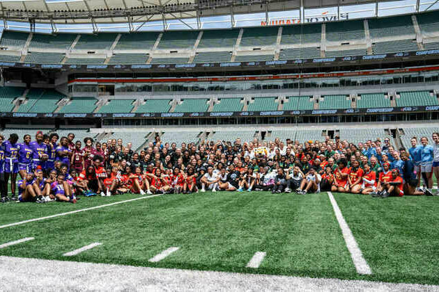 Bengals Host 2025 Girls Flag Football Championship Event