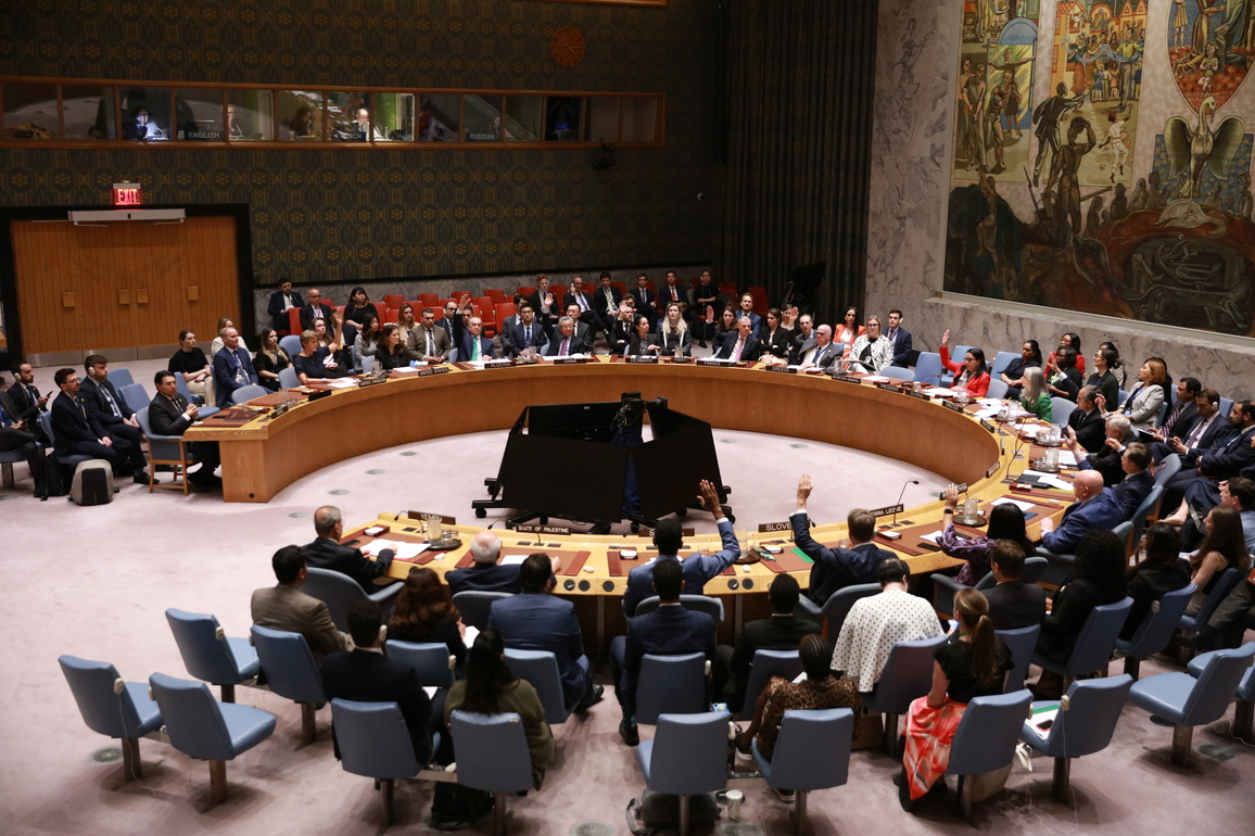 UN-SECURITY COUNCIL-IMMEDIATE GAZA CEASEFIRE-DRAFT RESOLUTION-U.S.-VETO