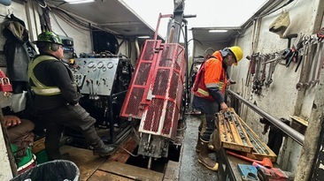 Drilling at the Camelot property