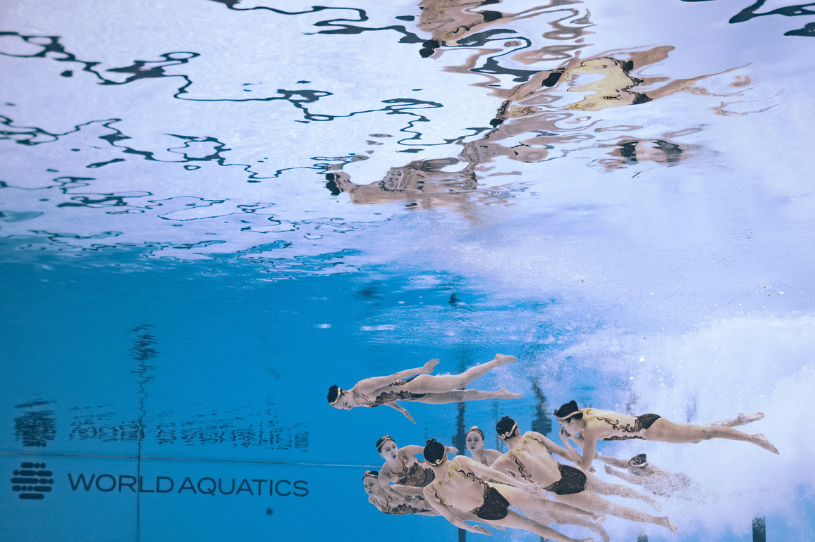 (SP)SINGAPORE-ARTISTIC SWIMMING-WORLD AQUATICS CHAMPIONSHIPS-TEAM TECHNICAL