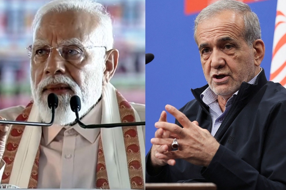 PM Modi speaks to Iranian President Pezeshkian, voices concern over escalating West Asia conflict
