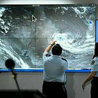 How are scientists tracking Cyclone Alfred?