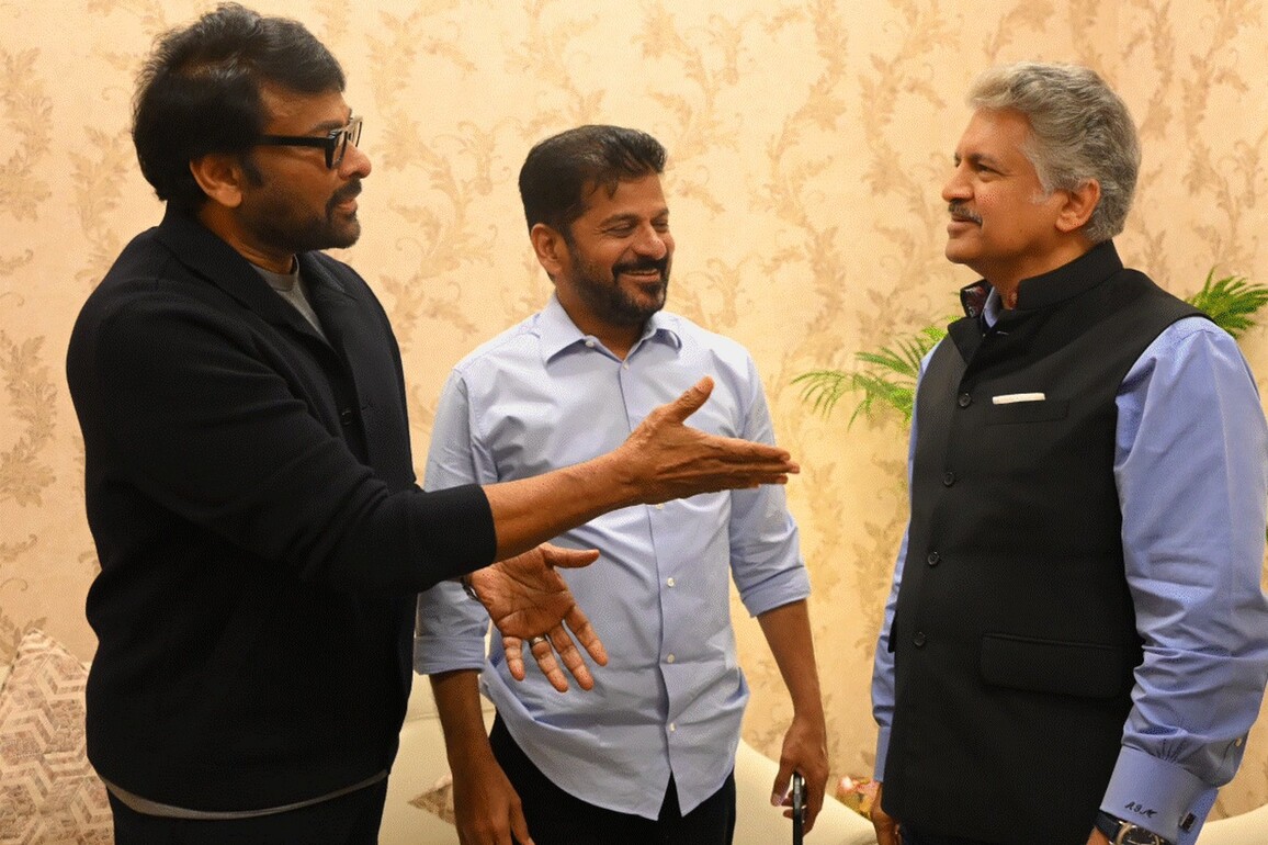 "It was an unexpected surprise": Anand Mahindra on his meeting with Chiranjeevi at Telangana Rising Global Summit 2025