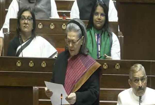 Sonia Gandhi criticises Census delay in Rajya Sabha speech, says "14 crore people deprived of NFSA benefits"