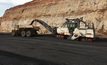 The 2200 SM surface miner was demoed in South Africa