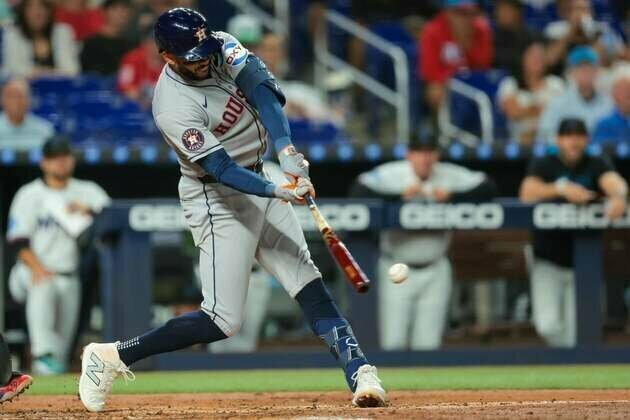 Astros seek another offensive outburst vs. Marlins