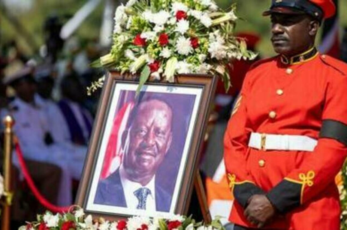 Kenyan opposition leader buried after days of unrest (VIDEO)