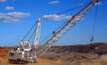 The dragline at Stanmore's Isaac Plains open cut mine in Queensland.