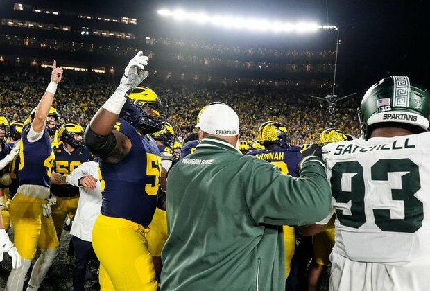 Big Ten probing postgame fight between Michigan, Michigan St.