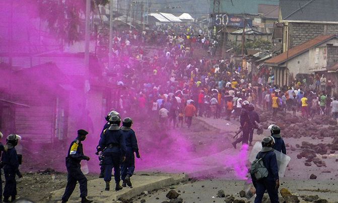 'Opposition party HQs torched, at least two dead in DRCongo' 'Opposition party HQs torched, at least two dead in DRCongo'