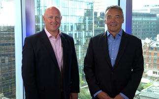 Brewin Dolphin chief executive Robin Beer and RBC wealth international chief executive David Thomas