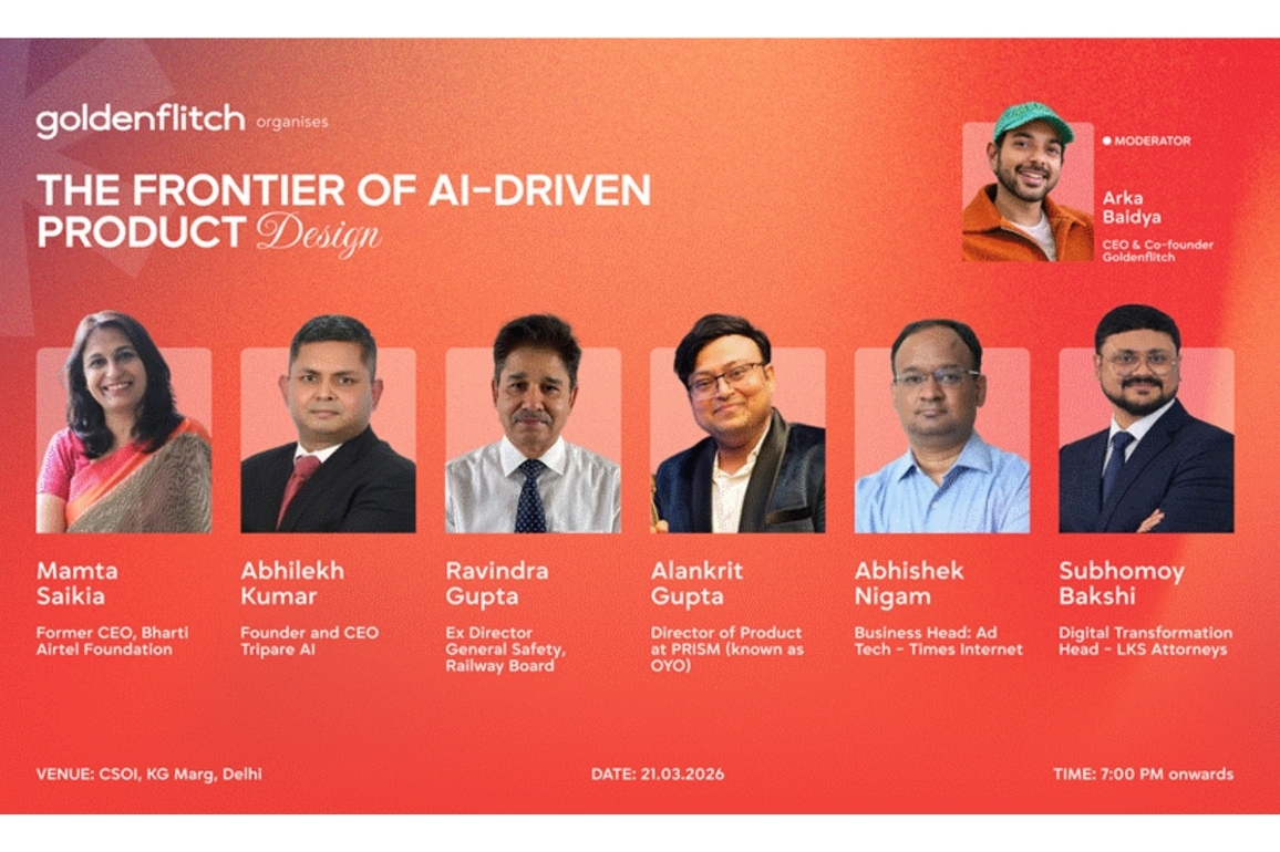 Goldenflitch at 5: Arka Baidya Brings Founders, Investors, and Product Leaders Together at the Frontier of AI-Driven Product Design