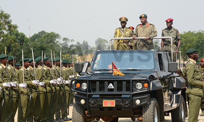 Museveni commissions 223 UPDF cadets Museveni commissions 223 UPDF cadets