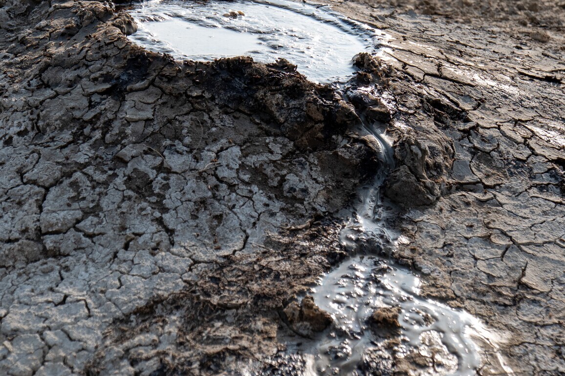 AZERBAIJAN-ABSHERON-MUD VOLCANO