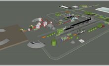 Gabanintha project – schematic processing plant layout