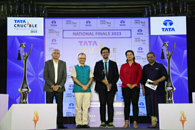 Pradunma Choudhury from Indian Institute of Technology (IIT), Kanpur Wins the National Champion Title at Tata Crucible Campus Quiz 2023