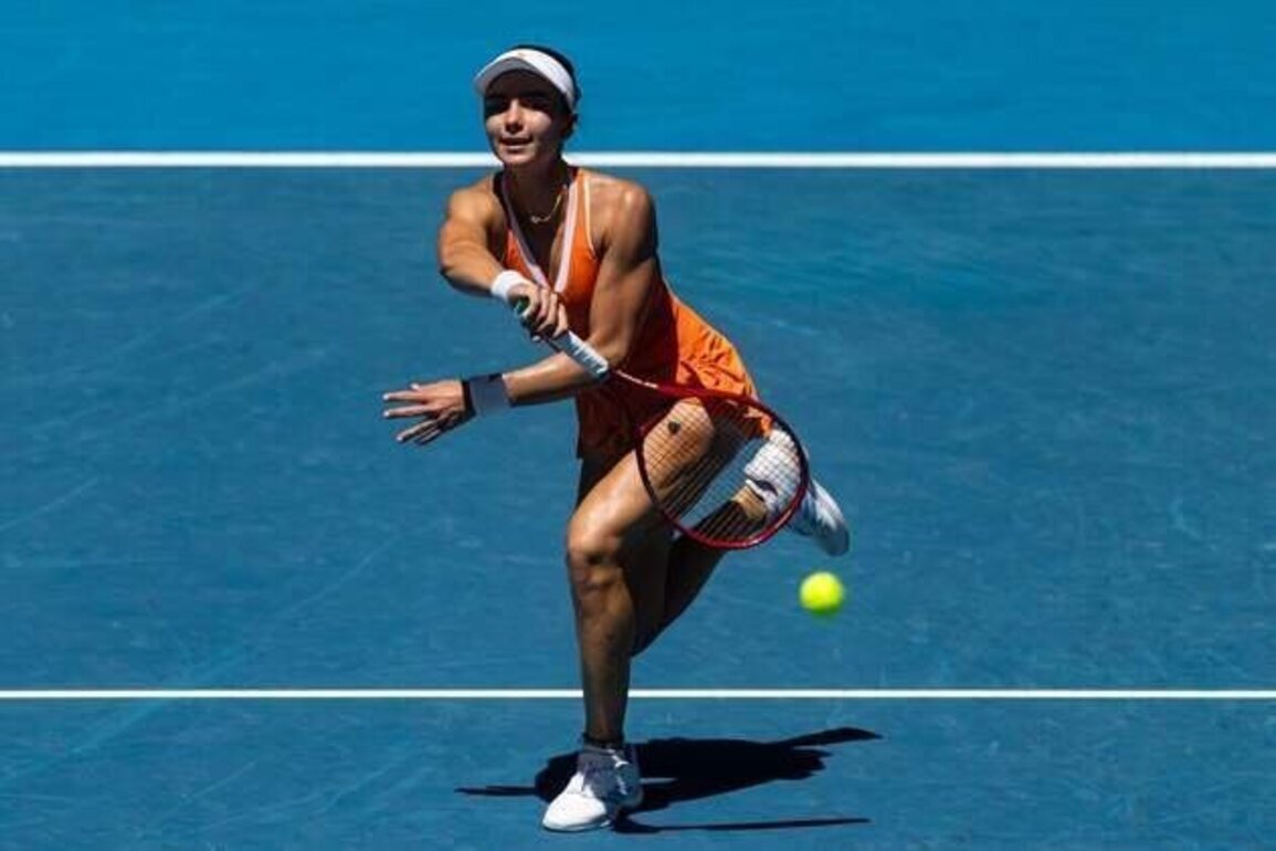 Iva Jovic survives up-and-down Dubai opener