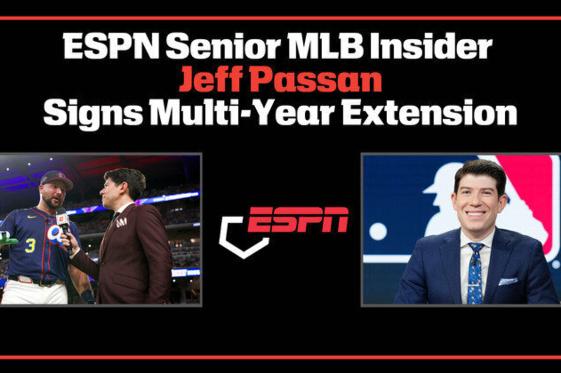 ESPN reaches multi-year contract extension with Senior MLB Insider Jeff Passan