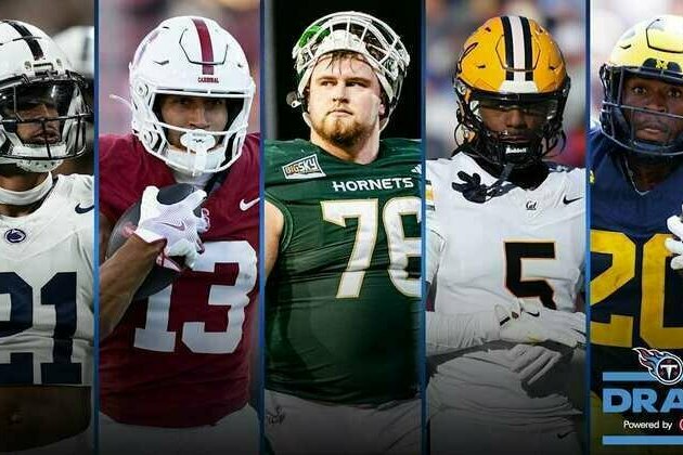 Titans Sign Five of the Team's Nine Draft Picks