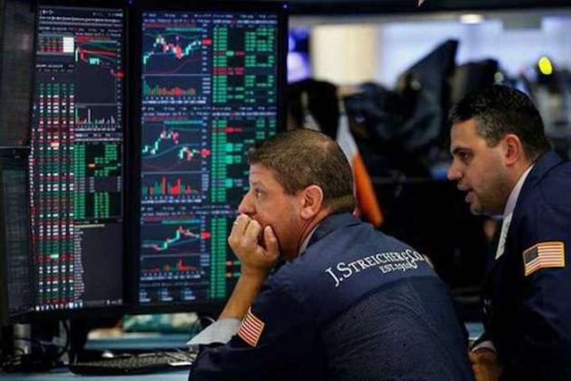 U.S. stocks hit by profit-taking; industrials slide, techs edge up