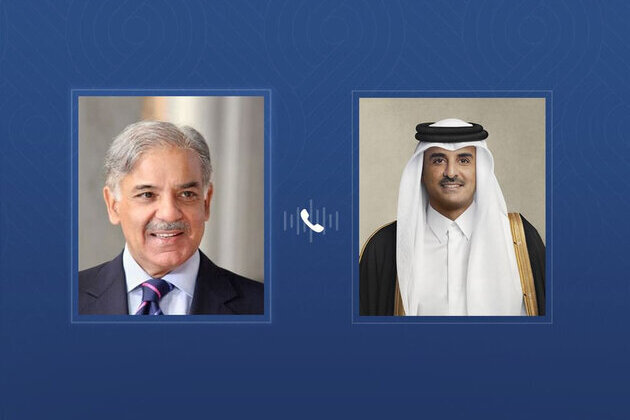 Emir of Qatar reviews regional developments with Pakistan Prime Minister