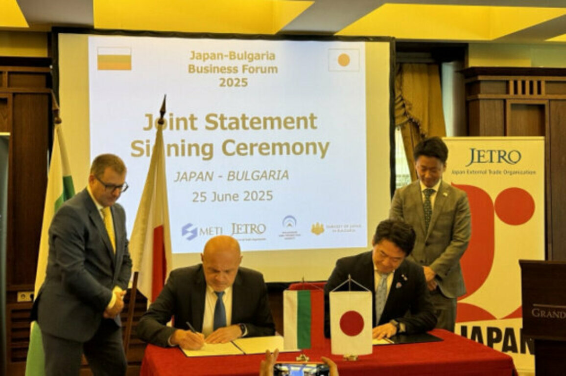 Bulgaria and Japan Expand Bilateral Cooperation Across Key Sectors
