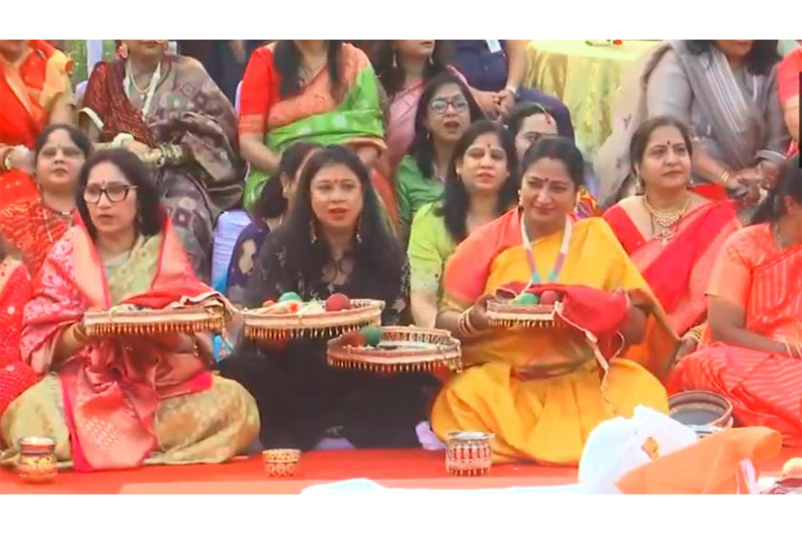 Karwa Chauth: Delhi CM Rekha Gupta joins women in festive rituals at her residence
