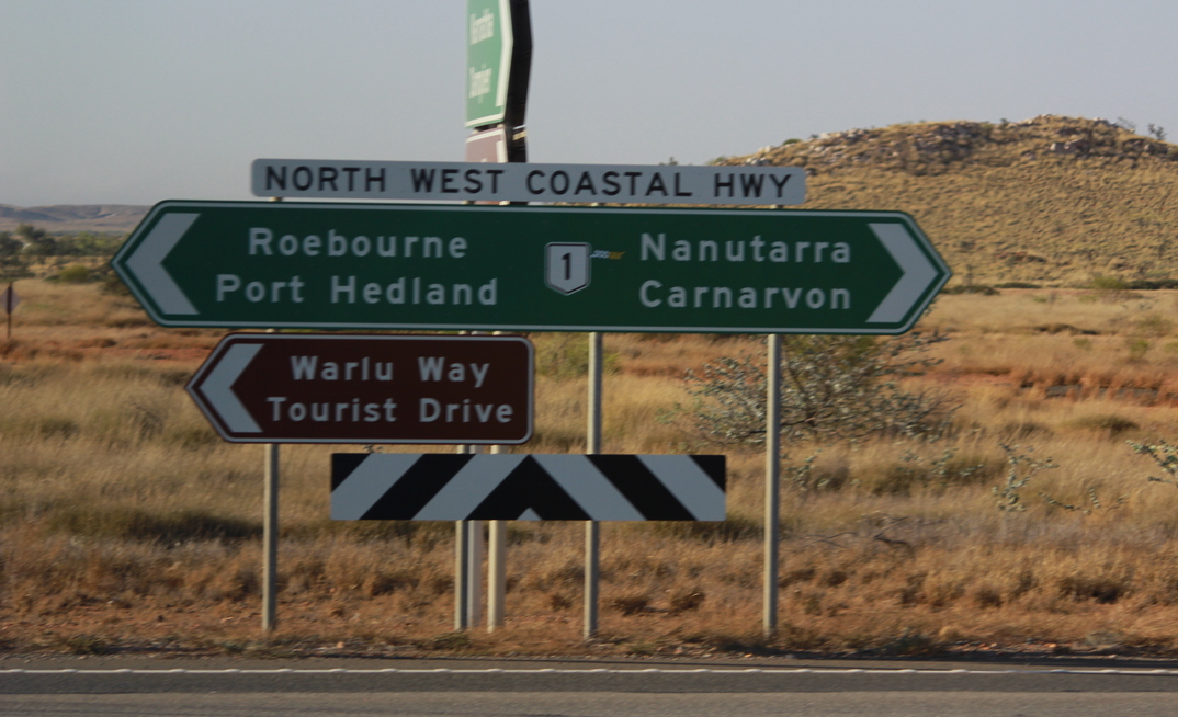 The road to WA's Pilbara.