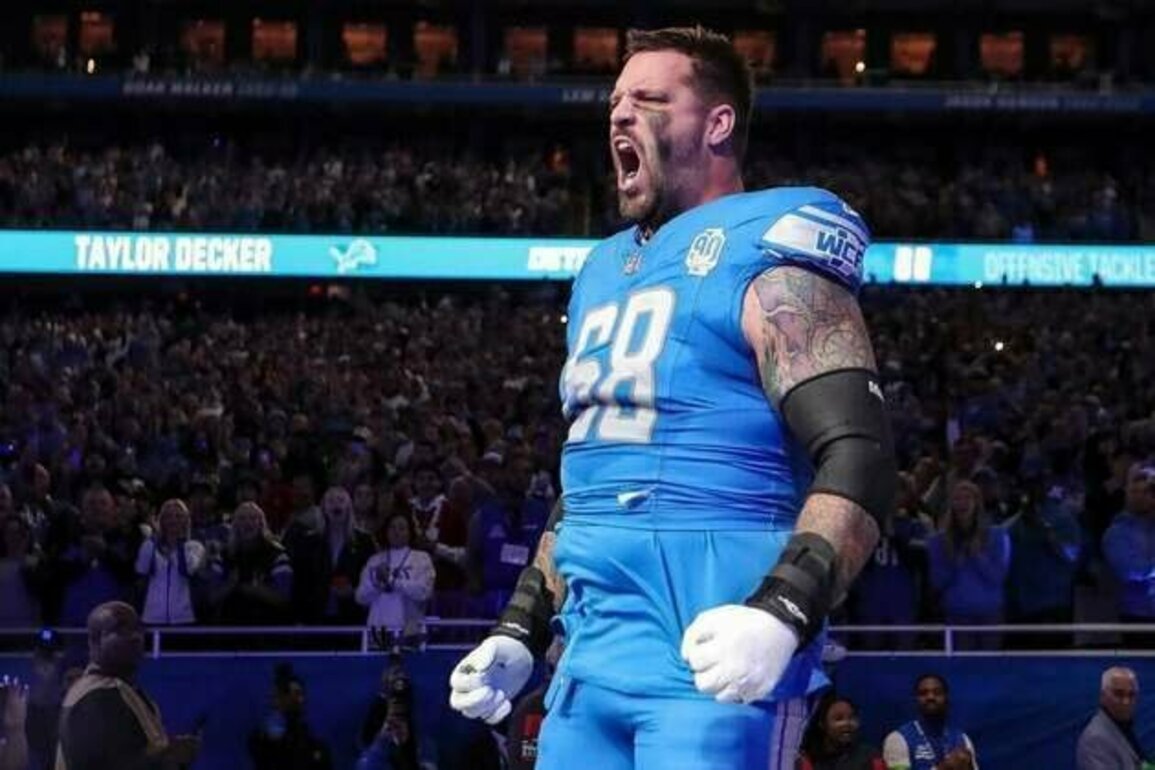 Lions downgrade LT Taylor Decker, 2 others, to out vs. Chiefs