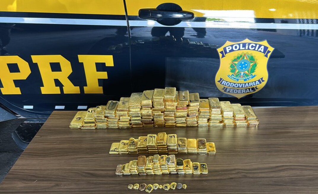 PRF apreende 103 kg de ouro em RR