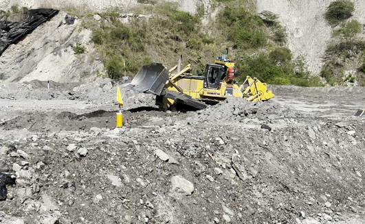 The automated dozers at Kalimantan