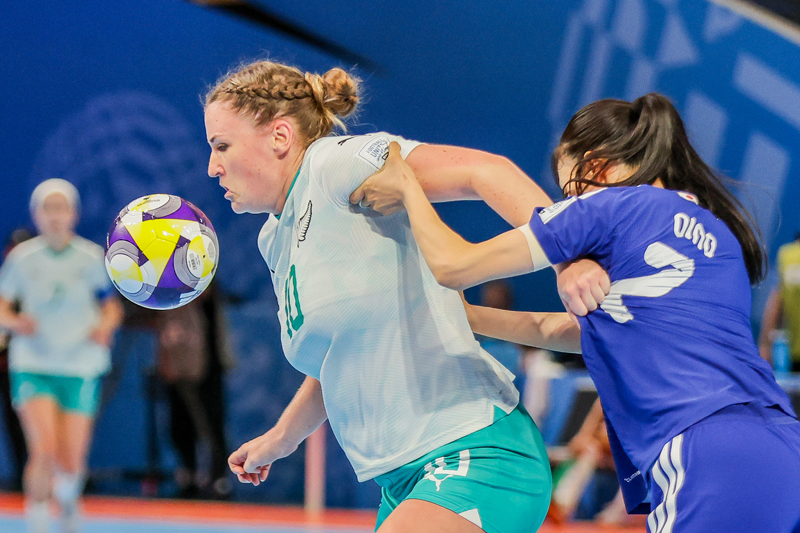 (SP)PHILIPPINES-PASIG CITY-FOOTBALL-FIFA FUTSAL WOMEN'S WORLD CUP 2025-JPN VS NZL