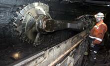 A longwall shearer underground at South32's Dendrobium mine, which is also part of the Illawarra coal operations