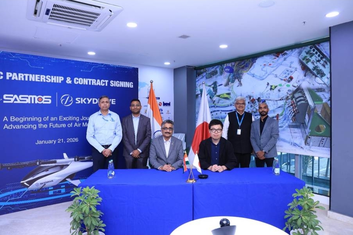 SASMOS Signs Strategic Contract with SkyDrive Inc. for EWIS Design and Manufacturing Solution, Strengthening India-Japan Collaboration