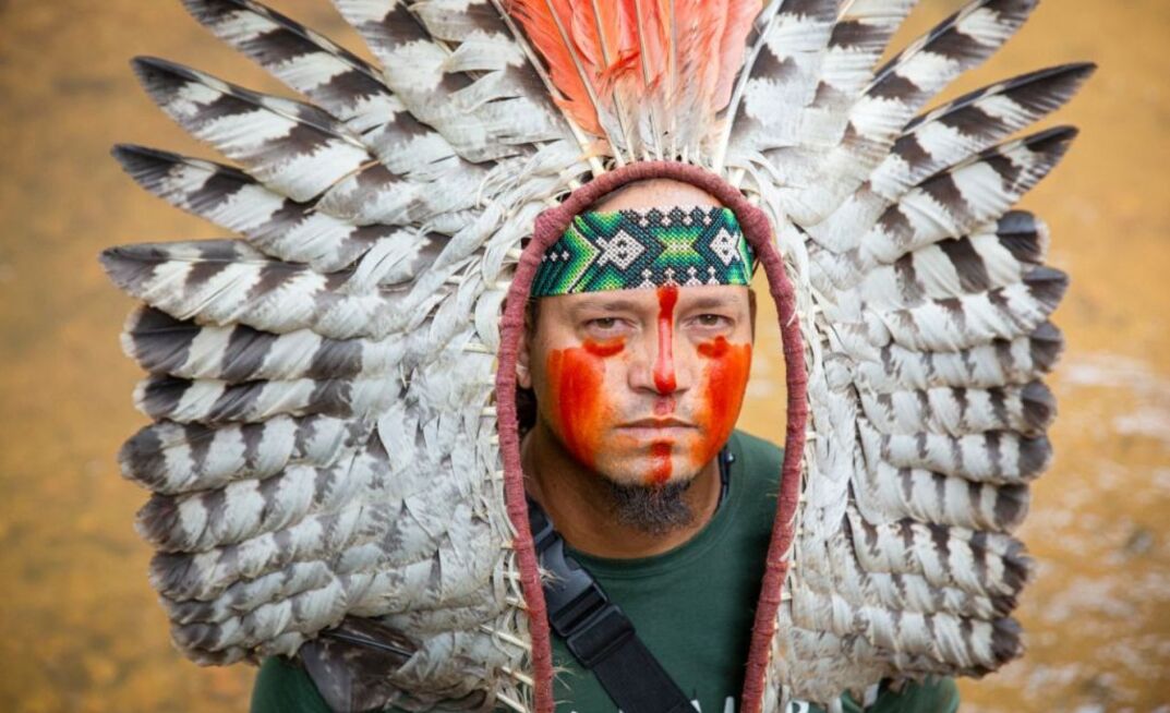  Cacique Merong Kamakã Mongoió, encontrado morto em terra em disputa com a Vale/Reprodução de redes sociais