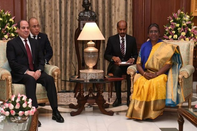 President Murmu hosts Egyptian President, appreciates Egypt's role in promoting peace, prosperity, stability in West Asia