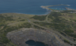  The previously mined tungsten mine on King Island
