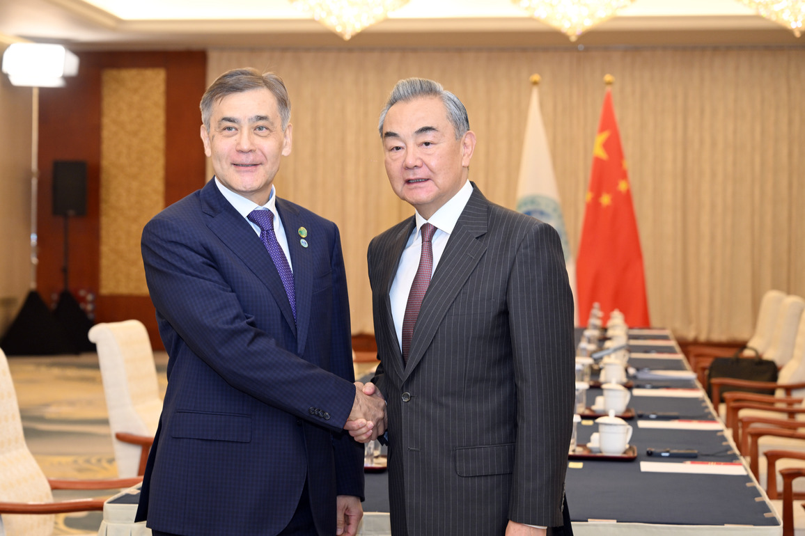CHINA-TIANJIN-WANG YI-SCO SECRETARY-GENERAL-MEETING (CN)