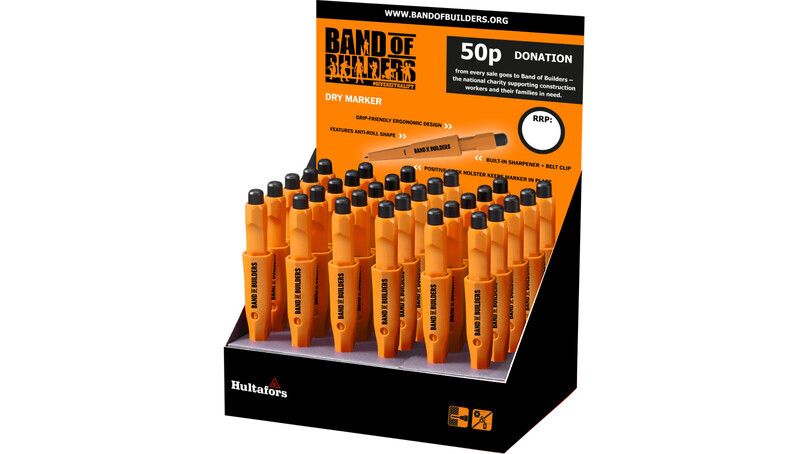 Hultafors launch special edition Band of Builders Dry Marker at Jewsons 
