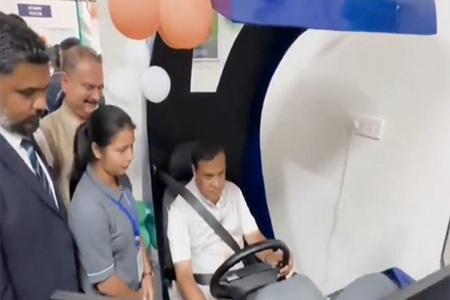 Assam CM Sarma inaugurates state's first accredited driver testing track in Nagaon