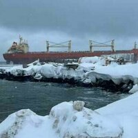 Cargo ship stranded off Russia's Sakhalin