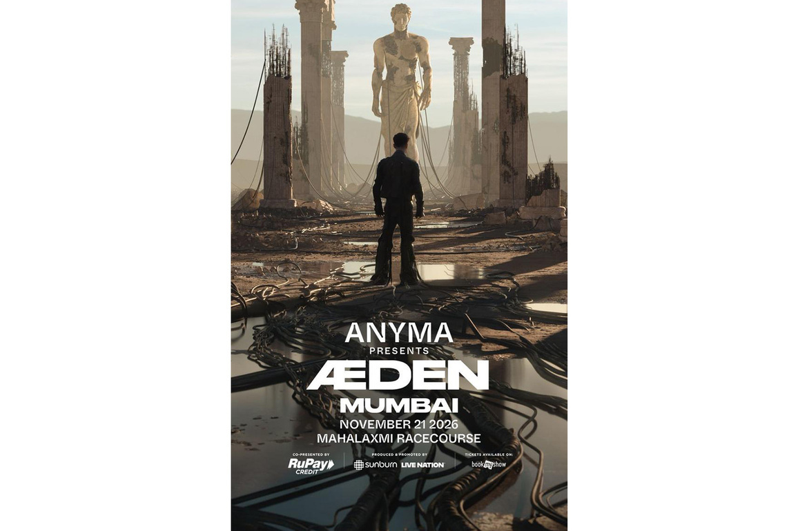 EDM artist Anyma announces India debut with AEDEN Show in Mumbai