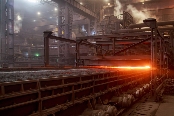 Sintering machine on steel mill. Credit: iStock/Elena Bionyshe