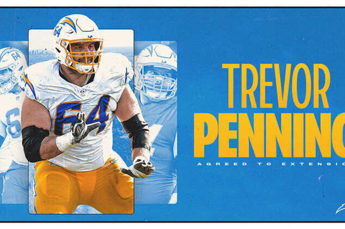 Los Angeles Chargers Agree to Extension with Trevor Penning