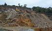 Bench mining at Granville last September