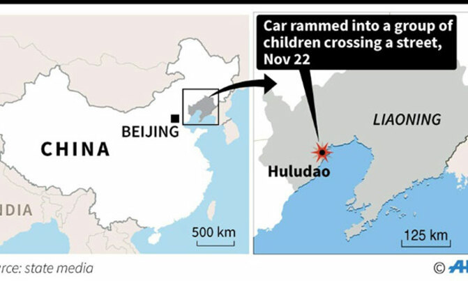 Five dead, 18 hurt as car rams into children in China Five dead, 18 hurt as car rams into children in China