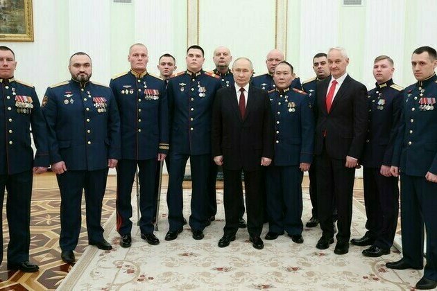 Russian soldiers fighting for justice  Putin