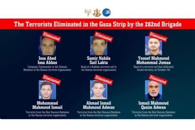 Israel eliminates over 20 Hamas terrorists in August